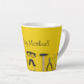 Tools, Screws, and a Good Coffee カフェラテマグ (右アングル)