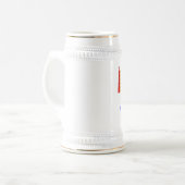 Toolshedの実験室による周期表ビールステイン ビールジョッキ (正面左)