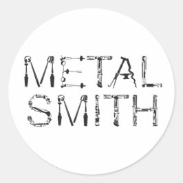 Toolvetica Metalsmithステッカー ラウンドシール