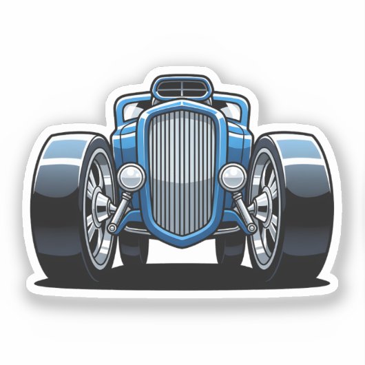 Toon Hotrod Art  シール (正面)