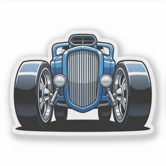 Toon Hotrod Art  シール (正面)