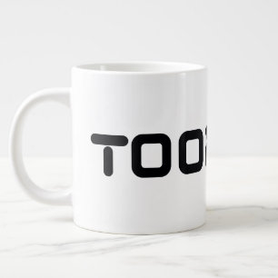 Toonamiデジタルフォントロゴ ジャンボコーヒーマグカップ