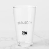 Toonamiデジタルフォントロゴ タンブラーグラス (裏面)