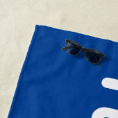 Toonamiデジタルフォントロゴ ビーチタオル (インサイチュ)