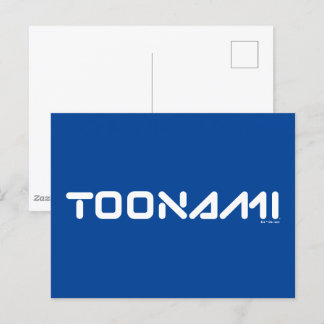 Toonamiデジタルフォントロゴ ポストカード