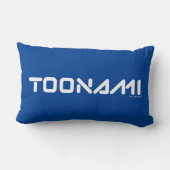 Toonamiデジタルフォントロゴ ランバークッション (裏面)