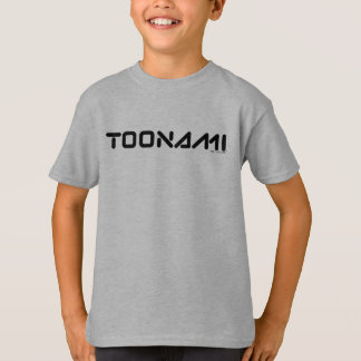Toonamiデジタルフォントロゴ Tシャツ