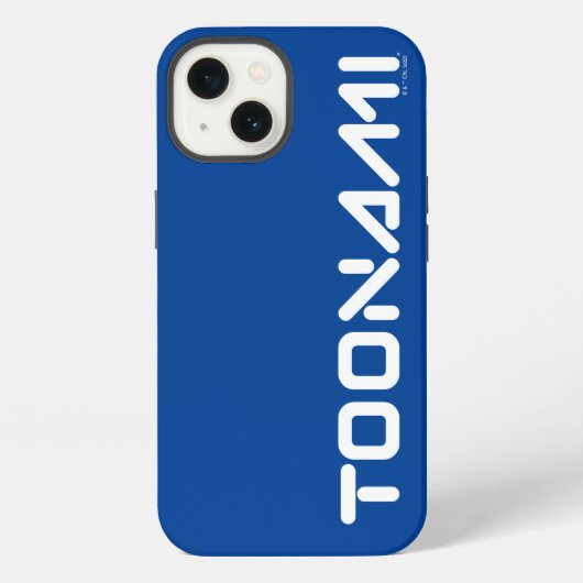 Toonami Digital Font ロゴ iPhoneケース (裏面)