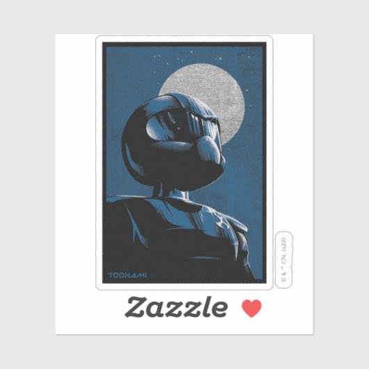 Toonami TOM 5 Moonlight Graphic シール (シート)