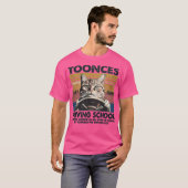 Toonces Driving School Est. 1989 - The Driving Cat Tシャツ (正面フル)