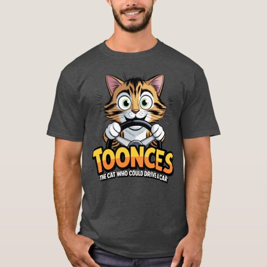 Toonces - The Driving Cat Tシャツ (正面)