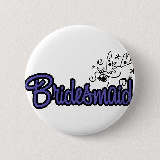 ToonDoveBridesmaidInd 缶バッジ (正面)