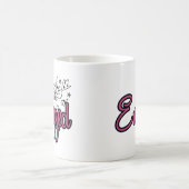 ToonDoveEngagedPink コーヒーマグカップ (中央)