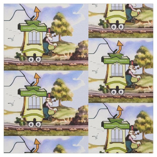 Toonervilleのトロリー ファブリック (見本)