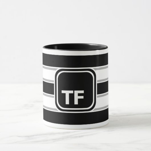 ToonForumのストライプのなマグ(信号器) マグカップ (中央)