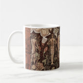 Toorop 1月(最も最高のな質)著時間の歌 コーヒーマグカップ (左)
