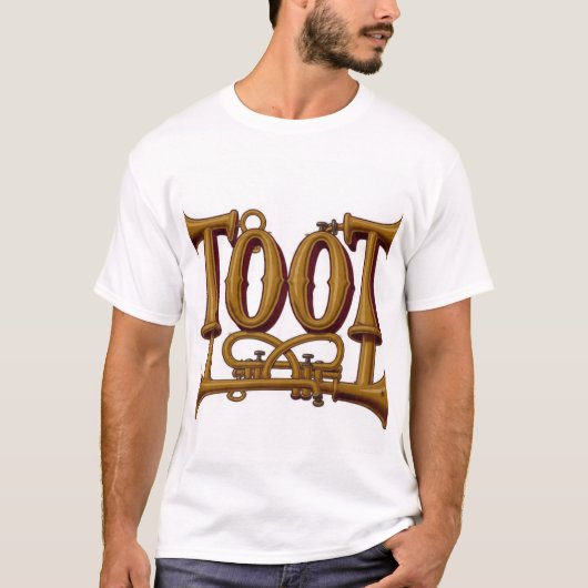 TOOTブラスホーンチポグラフィー Tシャツ (正面)