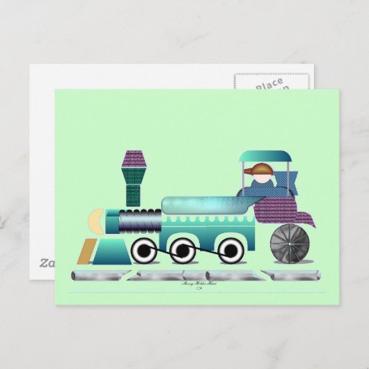 Toot列車はがき ポストカード (正面/裏面)