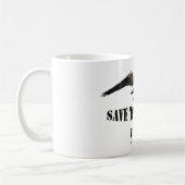 Tootgarookの泥地のマグを救って下さい コーヒーマグカップ (左)