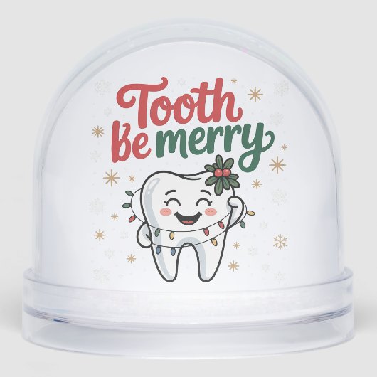Tooth Be Merry Funny Dental Dentist Christmas (正面)