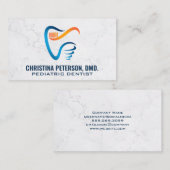 Tooth Brush Dental Logo | Health Care 予約カード (正面/裏面)