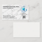 Tooth Doctorロゴ |歯科 | QRコード 名刺 (正面/裏面)