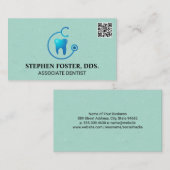 Tooth Doctorロゴ | QR 名刺 (正面/裏面)