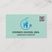 Tooth Doctorロゴ | QR 名刺 (正面)