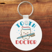 Tooth Doctor Pediatric Dentist Dentistry キーホルダー (正面)