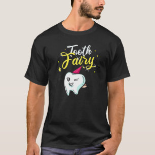 Tooth Fairy Dental Teeth Letter Tシャツ