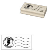 Tooth Fairy Silhouette Letter Postage Post ラバースタンプ (押印)