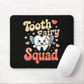 Tooth Fairy Squad Cute Cud Tooth Retro Dental Humo マウスパッド (マウス)