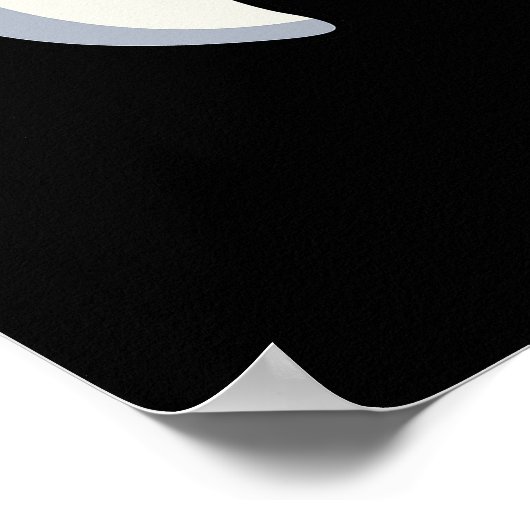 Tooth-gether Funny Tooth Pun Dark BG ポスター (角)