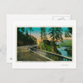 Tooth Rock on Columbia RiverまたはOR ポストカード (正面/裏面)