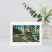 Tooth Rock on Columbia RiverまたはOR ポストカード (スタンド正面)