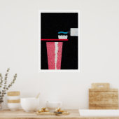 Toothbrush Matchbox Print Vintage Eastern Europe ポスター (キッチン)