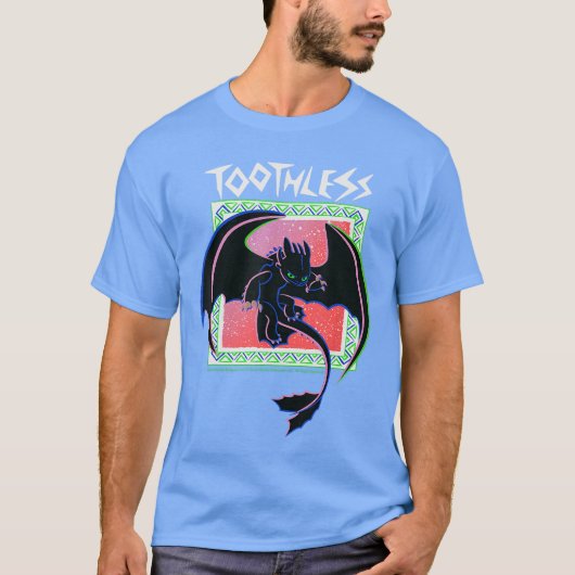 Toothless How torain Your Dragon Movie 2025 funny Tシャツ (正面)