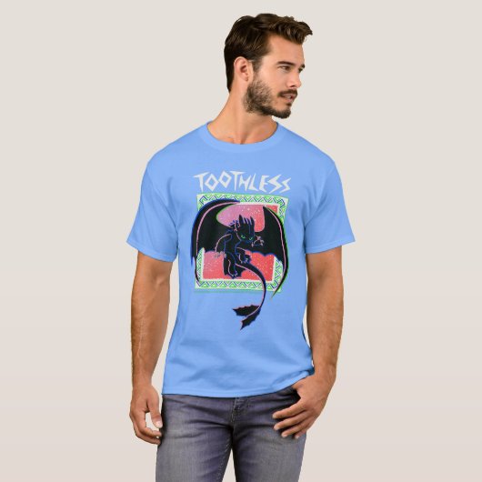 Toothless How torain Your Dragon Movie 2025 funny Tシャツ (正面フル)