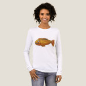 Toothy orange fish shirt トライブレンドＴシャツ (正面全体)