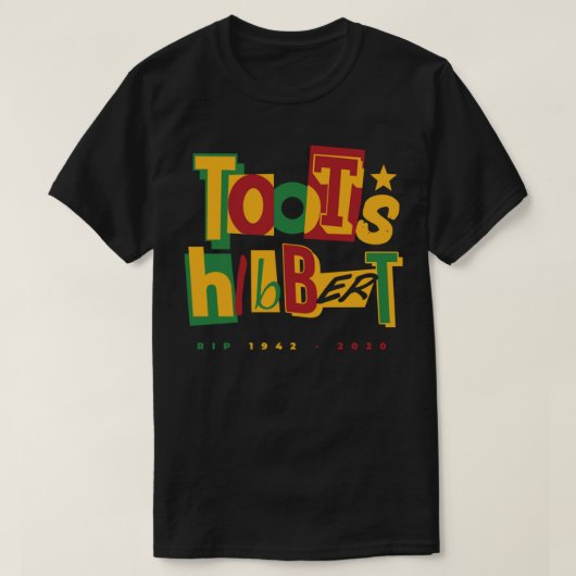TootsとThe Maytals 1942 - 2020 T-Shの記憶 Tシャツ (デザイン正面)