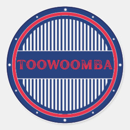 Toowoomba City Pride Emblem – Australian Identity ラウンドシール