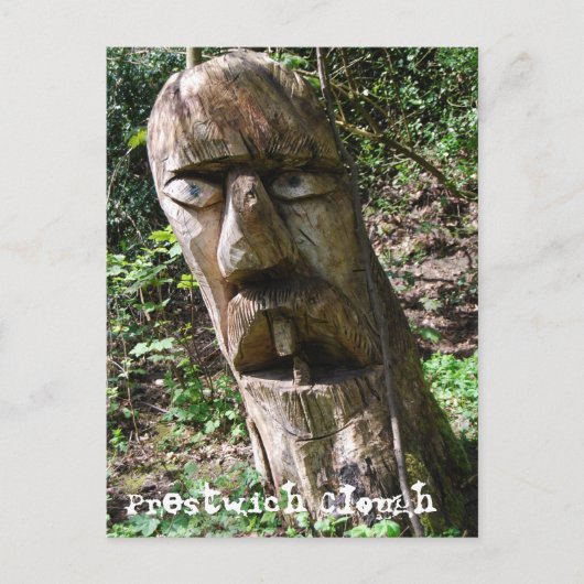 Tooy Tree姿インPrestwich Cloughはがき ポストカード (正面)
