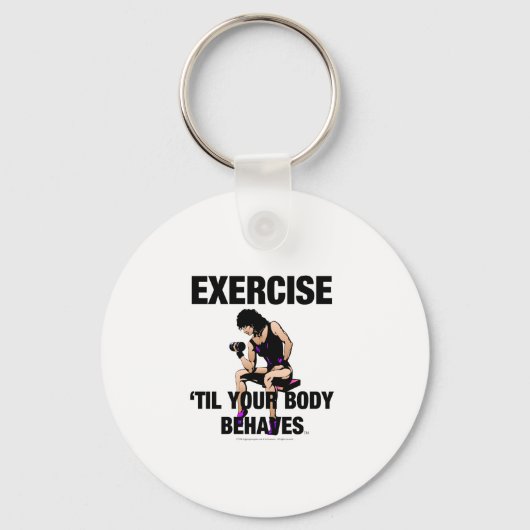 TOPエクササイズの動作体 キーホルダー (正面)