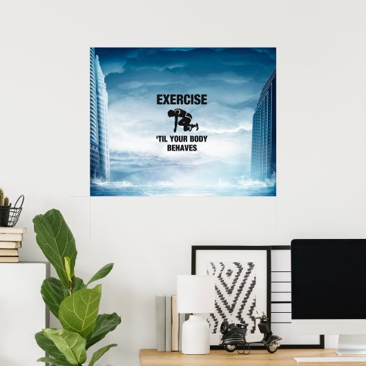 TOPエクササイズTil体の動作 ポスター (ホームオフィス)