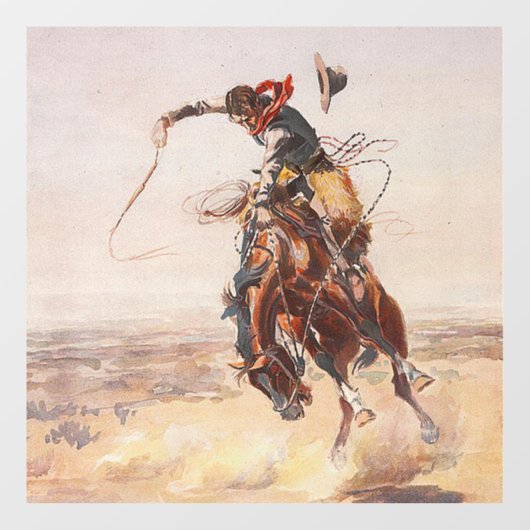 TOPカウボーイライフウィンドウがしがみつく ウィンドウサイン (シート)