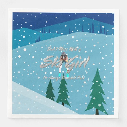 TOPスキーの女の子と混乱しない (正面)