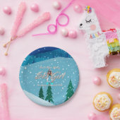 TOPスキーの女の子と混乱しない ペーパープレート (パーティー)