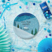 TOPスキーユーモア ペーパープレート (パーティー)