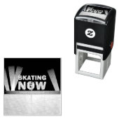 TOPスケートで滑る今 セルフインキングスタンプ (インサイチュ)