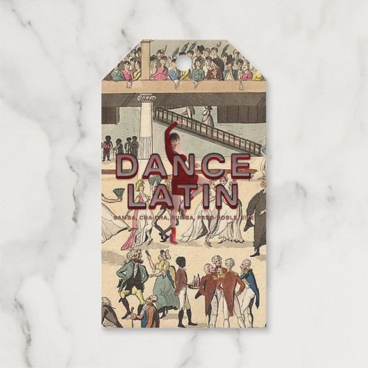 TOPダンスラテン ギフトタグ (裏面)